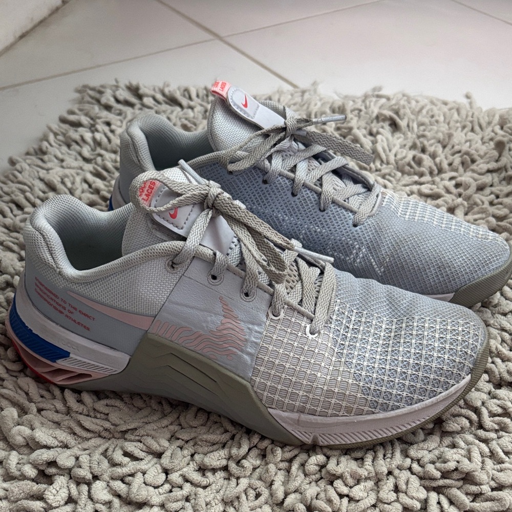 Nike Gray and Pink Athletic Shoes